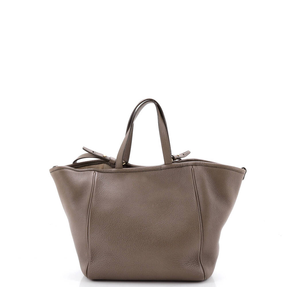 Celine Folded Cabas Leather Small #252824C95B - Picture 3 of 7